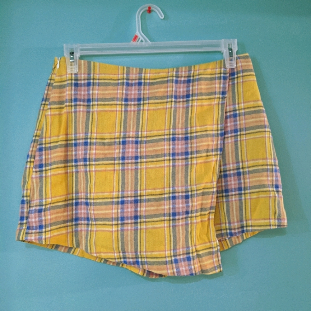 Plaid skort
